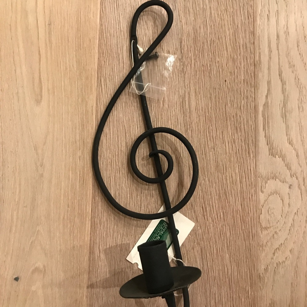 Treble Clef Wall Scone- Gift for Musician